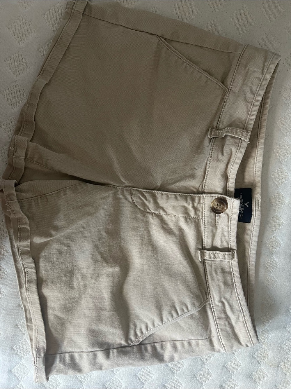 Light Khaki Cotton Shorts American Egal vintage